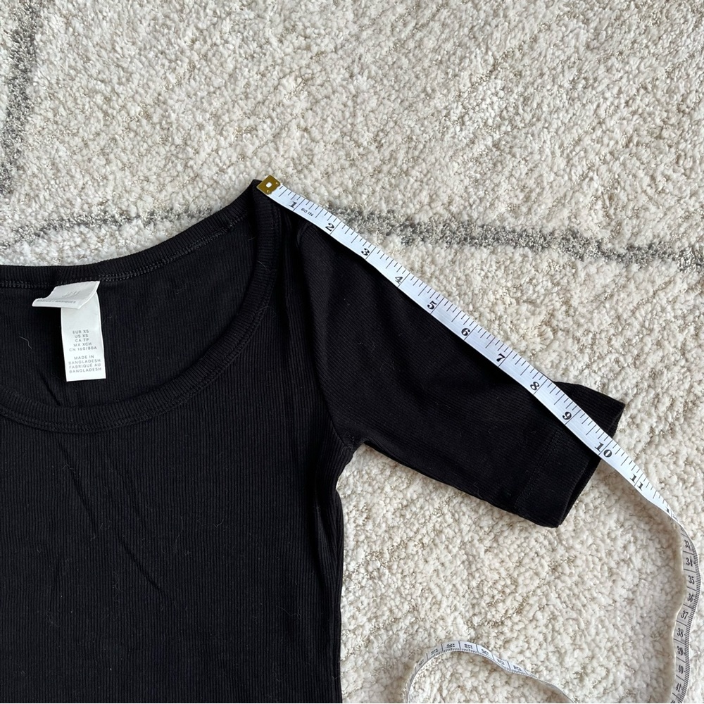 H&M Ribbed T-Shirt - Picture 7 of 8